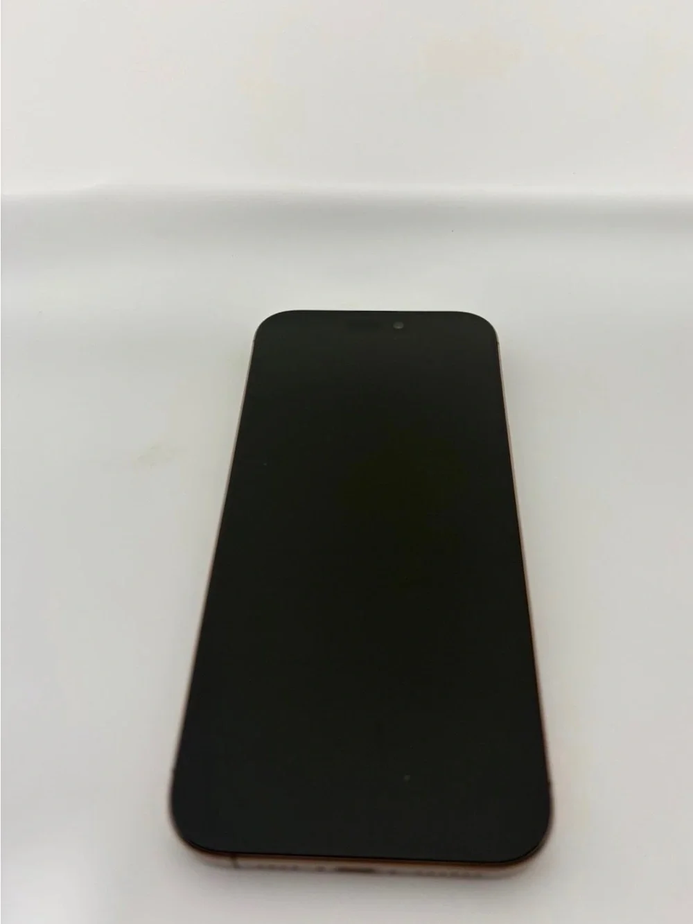 Apple iPhone in Black Frame with White Display